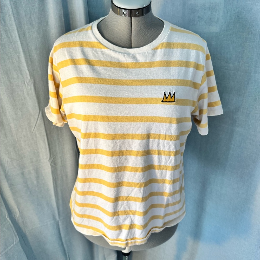 Jean-Michel Basquiat Uniqlo Striped T-Shirt